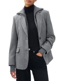 rag amp bone Frank Knit Combo Blazer Bloomingdale39s at Bloomingdales