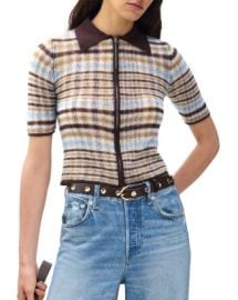 rag amp bone Leva Short Sleeve Zip Polo Sweater Bloomingdale39s at Bloomingdales