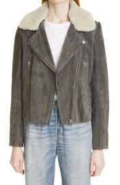 rag amp bone Mack Genuine Suede Jacket at Nordstrom