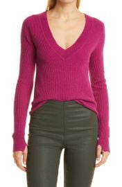 rag amp bone Pierce Cashmere Slim Fit V-Neck Sweater at Nordstrom