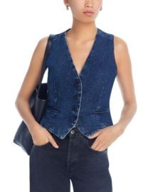 rag amp bone Priya Denim Vest Bloomingdalex27s Women at Bloomingdales
