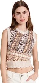 rag amp bone Women39s Hollis Fair Isle Vest Brown Multi L at Womens Clothing store at Amazon