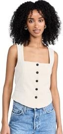 rag amp bone Womenx27s Mariana Italian Twill Vest at Womens Clothing store at Amazon