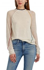 rag and bone LYDIA CONTRAST-TIPPED ALPACA-BLEND SWEATER  at Barneys