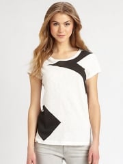 rag and boneJEAN - Large Arrow Contrast Tee at Saks Fifth Avenue