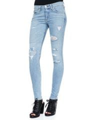 rag and boneJEAN Skinny La Costa Repair Jeans at Neiman Marcus