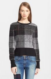 rag and boneJEAN Tegan Plaid Crewneck Pullover at Nordstrom