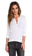 rag and boneJEAN The Basic Henley in Bright White  REVOLVE at Revolve