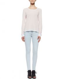 rag and boneJEAN The Lynsey Split-Back Top and The Skinny Jeans at Neiman Marcus