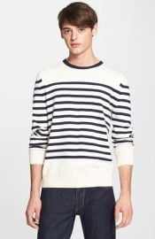 rag andamp bone and39Chaseand39 Stripe Crewneck Sweater at Nordstrom