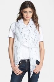 rag andamp bone and39Classic Daggerand39 Scarf in white at Nordstrom