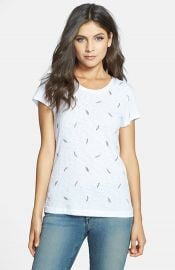 rag andamp boneJEAN and39Brandoand39 Feather Print Tee at Nordstrom