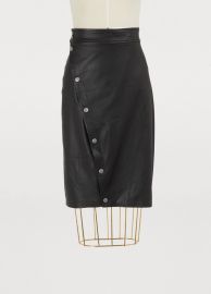 rag bone AHA LEATHER SKIRT at 24 Sevres