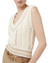 rag bone Brandi Cable Knit Sweater Vest Bloomingdales at Bloomingdales