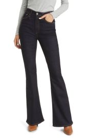 rag bone Casey High Waist Flare Jeans at Nordstrom