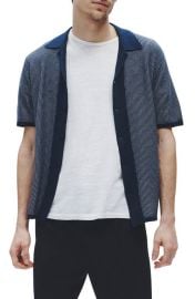 rag bone Harvey Knit Camp Shirt at Nordstrom