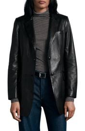 rag bone ICONS Charles Leather Blazer at Nordstrom