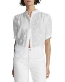 rag bone Jordan Embroidered Blouse Bloomingdales at Bloomingdales