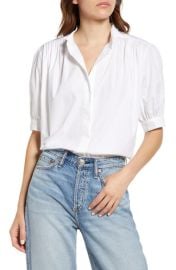 rag bone Jordan Ruffle Collar Top at Nordstrom