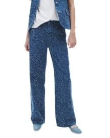 rag bone Logan High Rise Wide Leg Jeans in Midtweed Bloomingdales at Bloomingdales