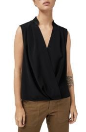 rag bone Meredith Sleeveless Surplice Top at Nordstrom