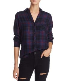 rails Hunter Midnight Merlot Gold Flannel Shirt at Bloomingdales