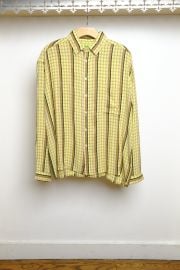 rayon dobby shirt in mangano chardonnay Shop And Son at Shop And Son