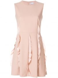 red valentino A-line ruffle dress at Farfetch