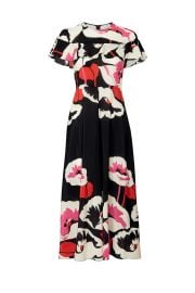 red valentino Black Ruffle Top Dress at Rent The Runway