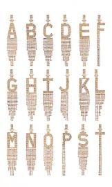 retrofete Alphabet Earrings in Gold from Revolve com at Revolve