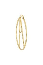 retrofete Hoop Alphabet Earring in Gold at Revolve