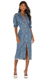retrofete Nikita Dress in Worn Vintage Blue from Revolve com at Revolve