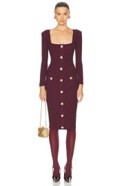 retrofete Sadelle Knit Dress in Metallic Mulberry FWRD at FWRD