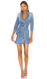 retrofete Willa Dress in Light Wash Denim from Revolve com at Revolve