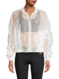 roberto cavalli SPORT Ruched Sheer Organza Jacket on SALE at Saks Off 5th