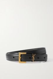 saint laurent Leather belt at Net A Porter