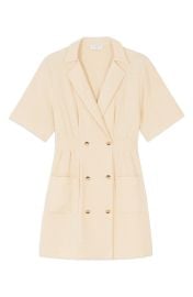 sandro Double Breasted Short Sleeve Dress at Nordstrom