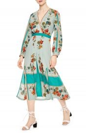 sandro Floral Faux Wrap Dress   Nordstrom at Nordstrom