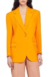 sandro Harper One-Button Blazer at Nordstrom