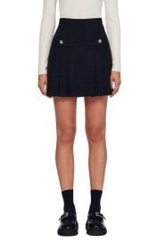 sandro Katyna High Waist Tweed Skirt at Nordstrom