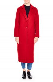 sandro Long Wool Coat   Nordstrom at Nordstrom