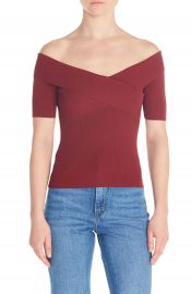 sandro Munn Off-the-Shoulder Top   Nordstrom at Nordstrom