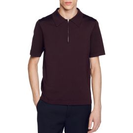 sandro Pablo Zip Polo at Nordstrom