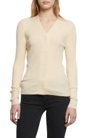 sandro Ribbed Cardigan at Nordstrom