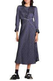 sandro Ricci Floral Print Midi Dress at Nordstrom