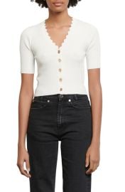 sandro Scalloped Sweater at Nordstrom