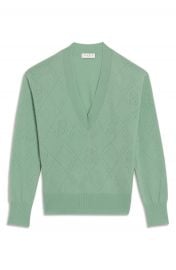 sandro V-Neck Wool  amp  Cashmere Sweater   Nordstrom at Nordstrom