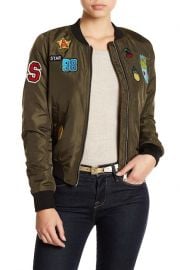 sebby Patch Embellished Bomber Jacket at Nordstrom Rack