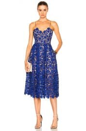 self-portrait Azaelea Dress in Cobalt   FWRD at Forward