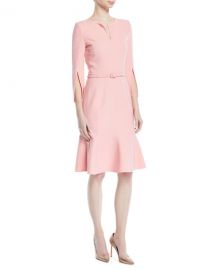 WornOnTV: Sunny’s pink slit sleeve belted dress on The View | Sunny ...